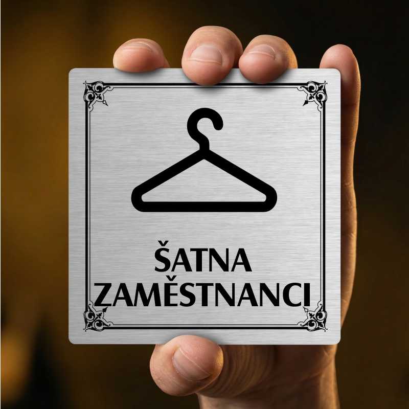 Šatna zaměstnanci, 100x100mm, zlatá, Arizona